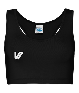 Women's Cool Sports Crop Top - Black