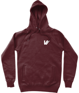 Vivi Unisex Hoodie with Side Pockets - Maroon